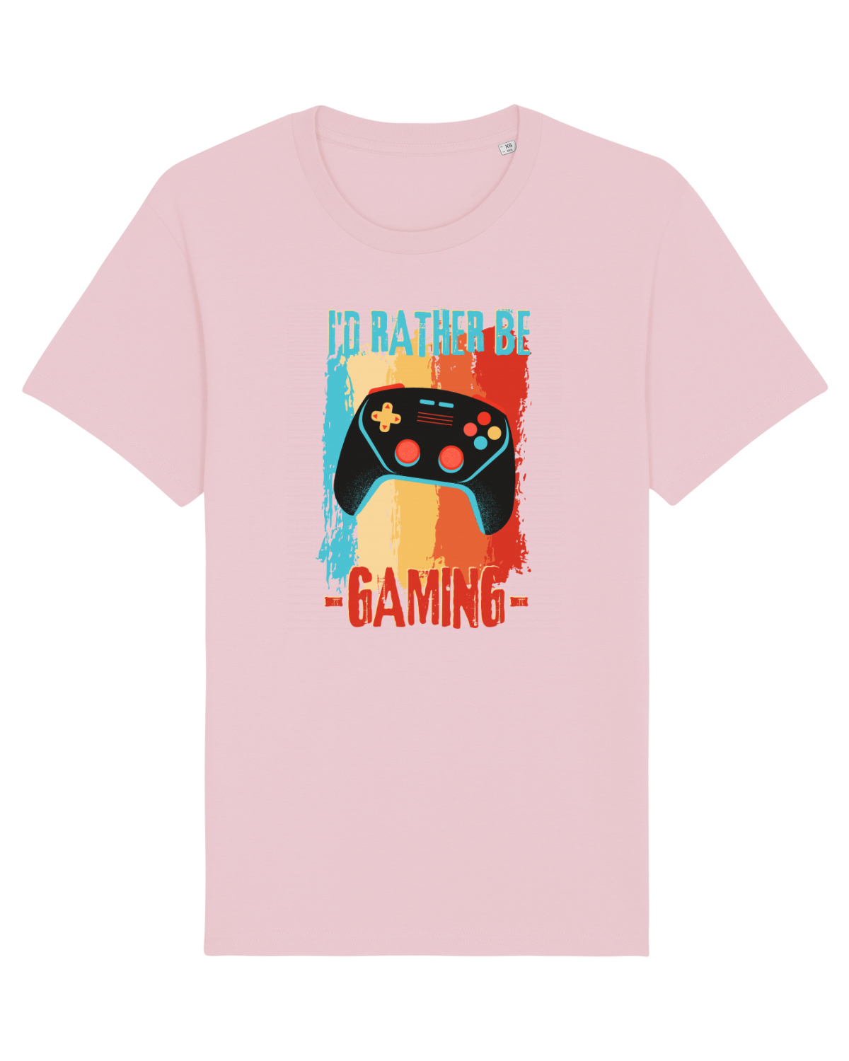 Tricou mânecă scurtă Unisex Rocker Cotton Pink