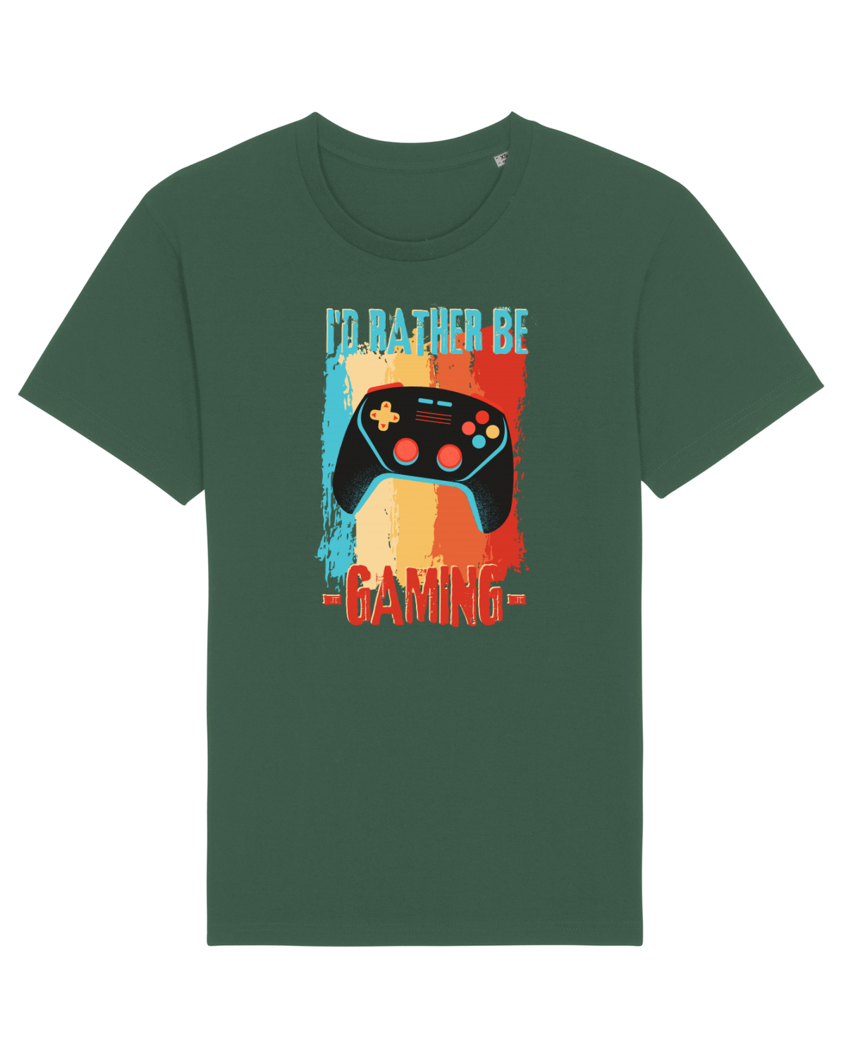 Tricou mânecă scurtă Unisex Rocker Bottle Green