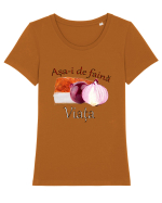 Asa-i de faina viata Tricou mânecă scurtă guler larg fitted Damă Expresser