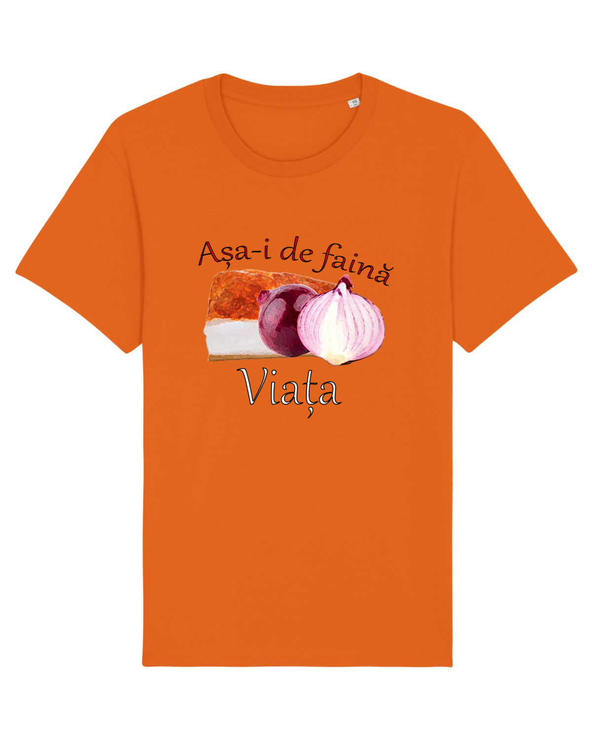 Tricou mânecă scurtă Unisex Rocker Bright Orange