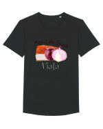 Asa-i de faina viata Tricou mânecă scurtă guler larg Bărbat Skater