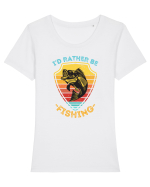 Pescari Tricou mânecă scurtă guler larg fitted Damă Expresser