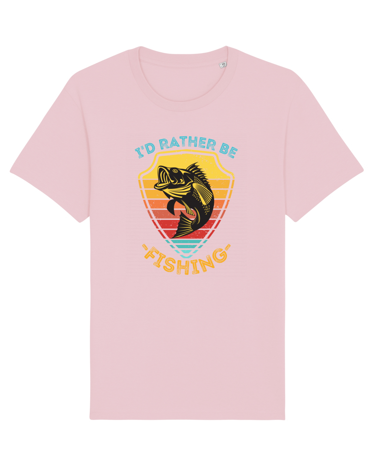 Tricou mânecă scurtă Unisex Rocker Cotton Pink