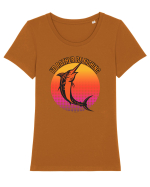 Pescari Tricou mânecă scurtă guler larg fitted Damă Expresser