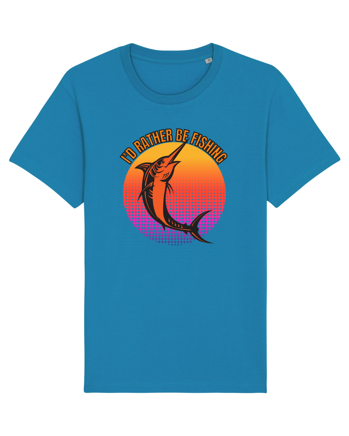 Tricou mânecă scurtă Unisex Rocker Azur