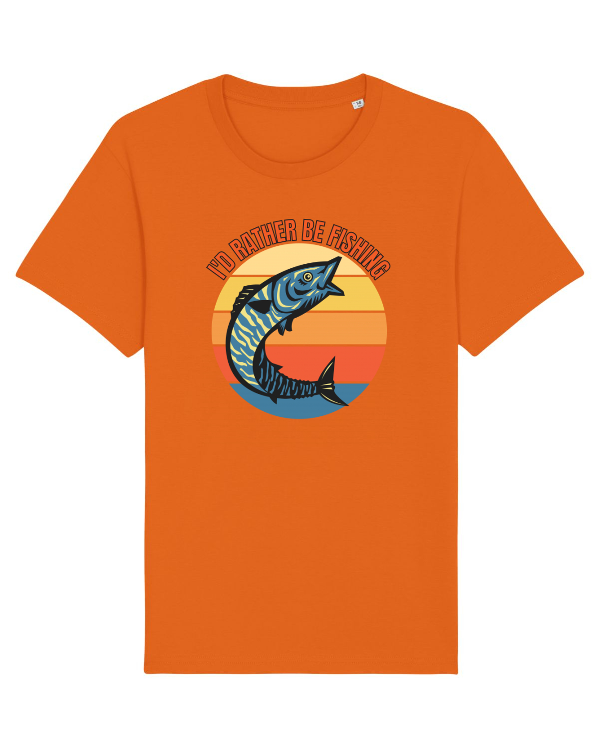 Tricou mânecă scurtă Unisex Rocker Bright Orange
