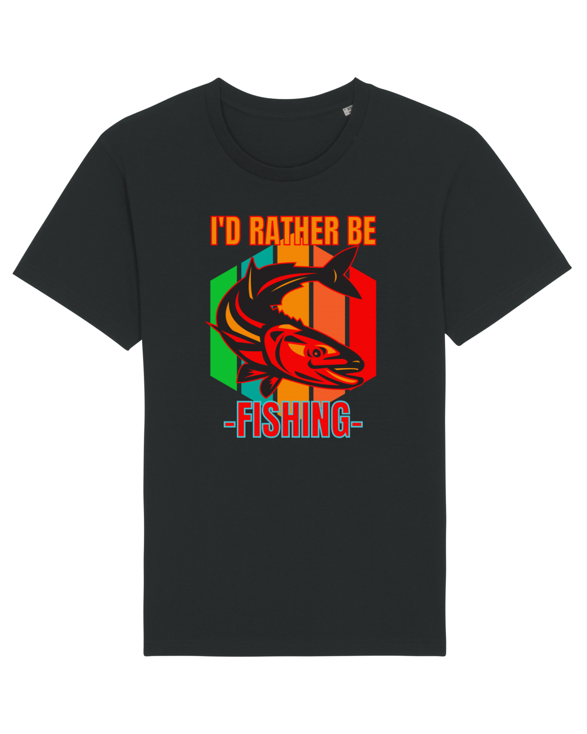 Tricou mânecă scurtă Unisex Rocker Black
