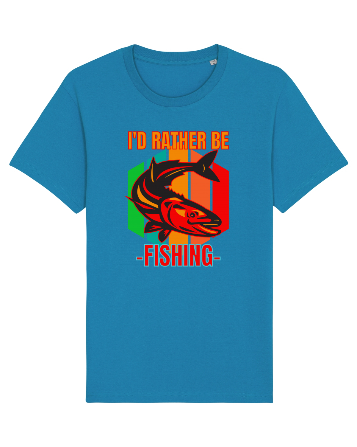 Tricou mânecă scurtă Unisex Rocker Azur