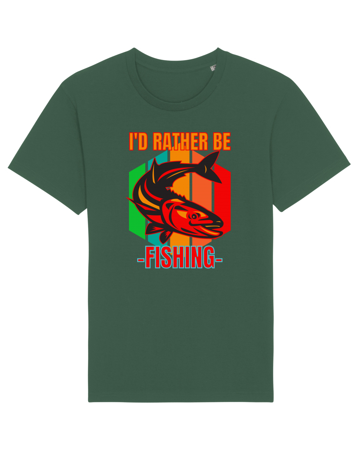 Tricou mânecă scurtă Unisex Rocker Bottle Green