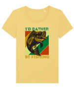 Pescari Tricou mânecă scurtă guler larg fitted Damă Expresser