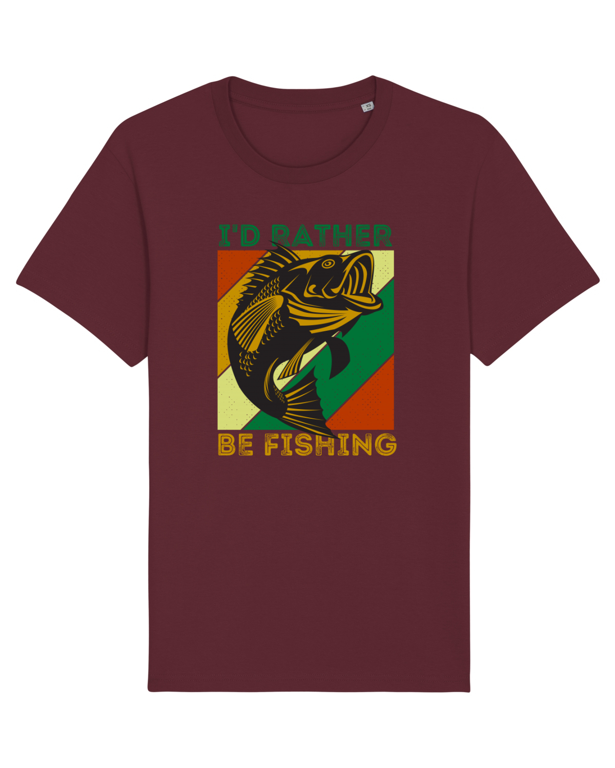 Tricou mânecă scurtă Unisex Rocker Burgundy