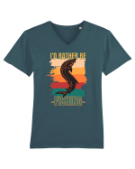 Pescari Tricou mânecă scurtă guler V Bărbat Presenter