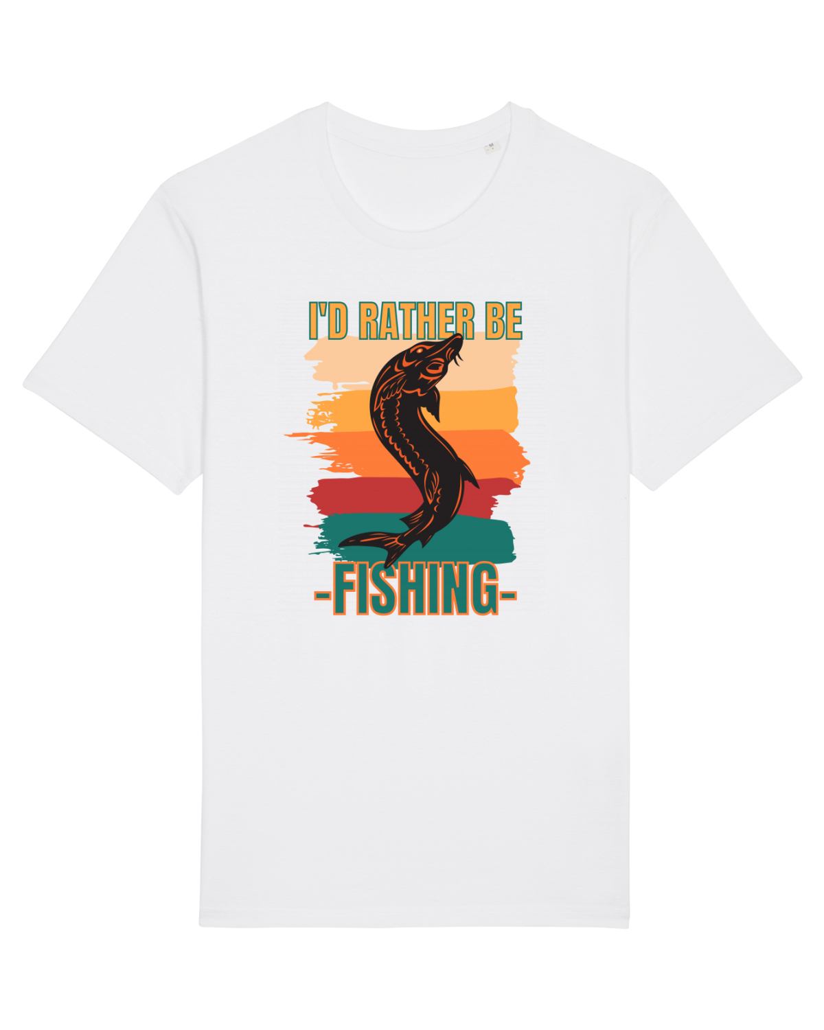 Tricou mânecă scurtă Unisex Rocker White