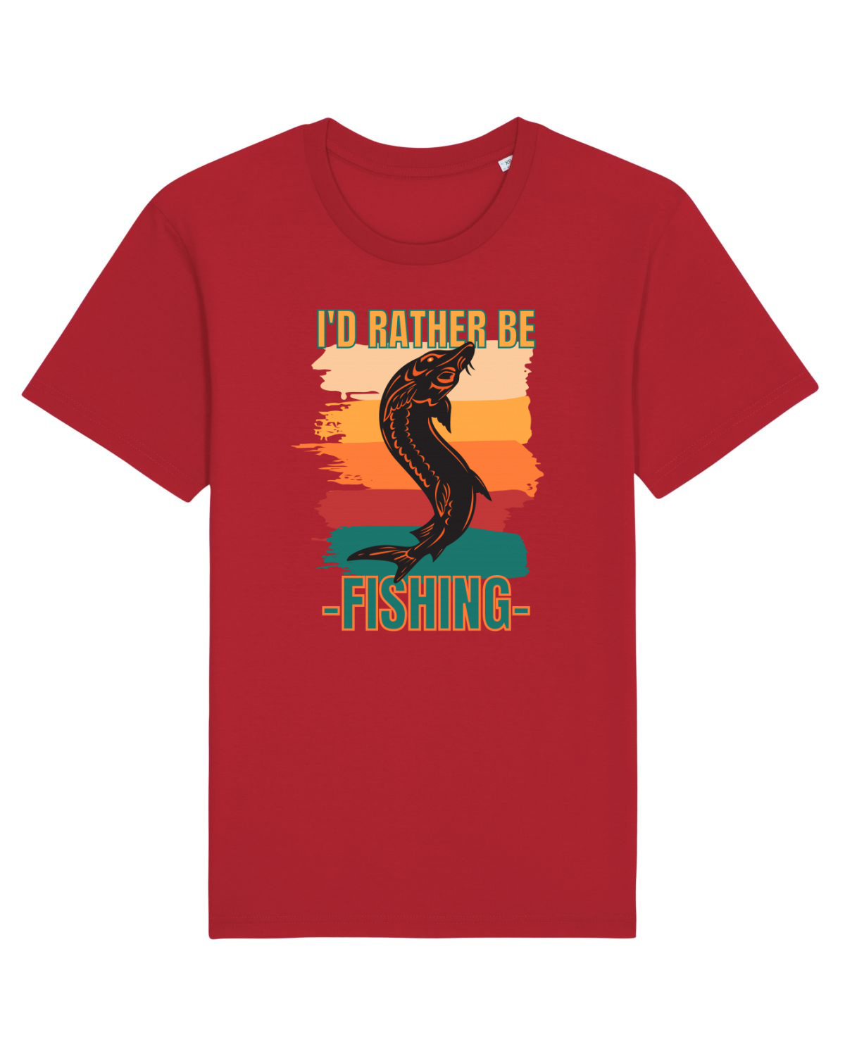 Tricou mânecă scurtă Unisex Rocker Red