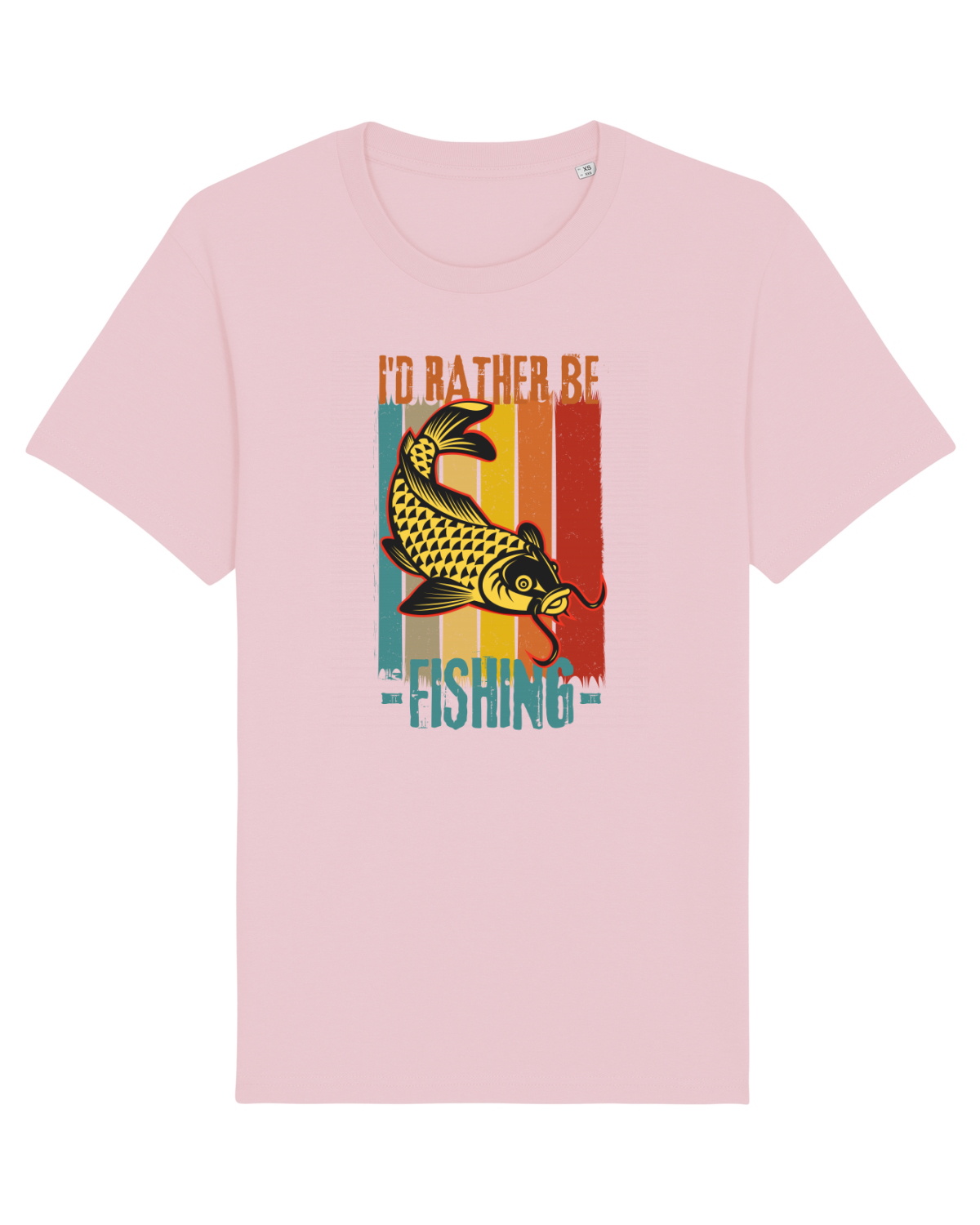 Tricou mânecă scurtă Unisex Rocker Cotton Pink