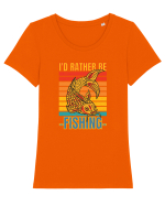 Pescari Tricou mânecă scurtă guler larg fitted Damă Expresser