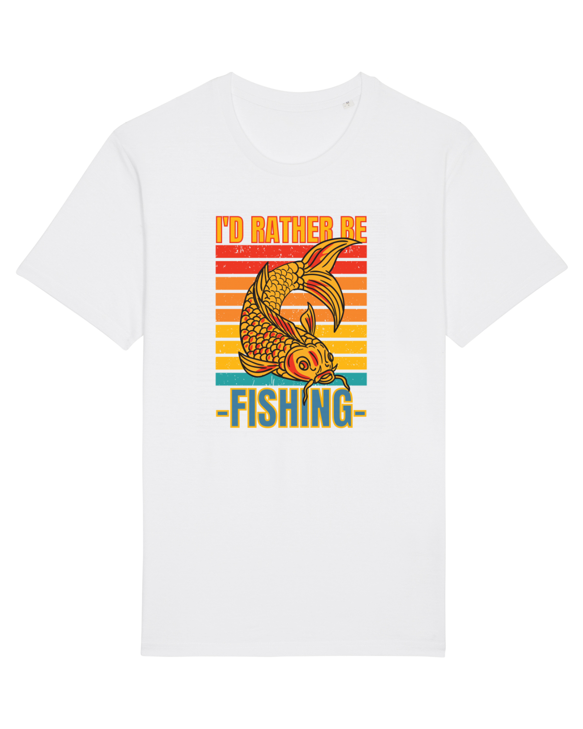Tricou mânecă scurtă Unisex Rocker White