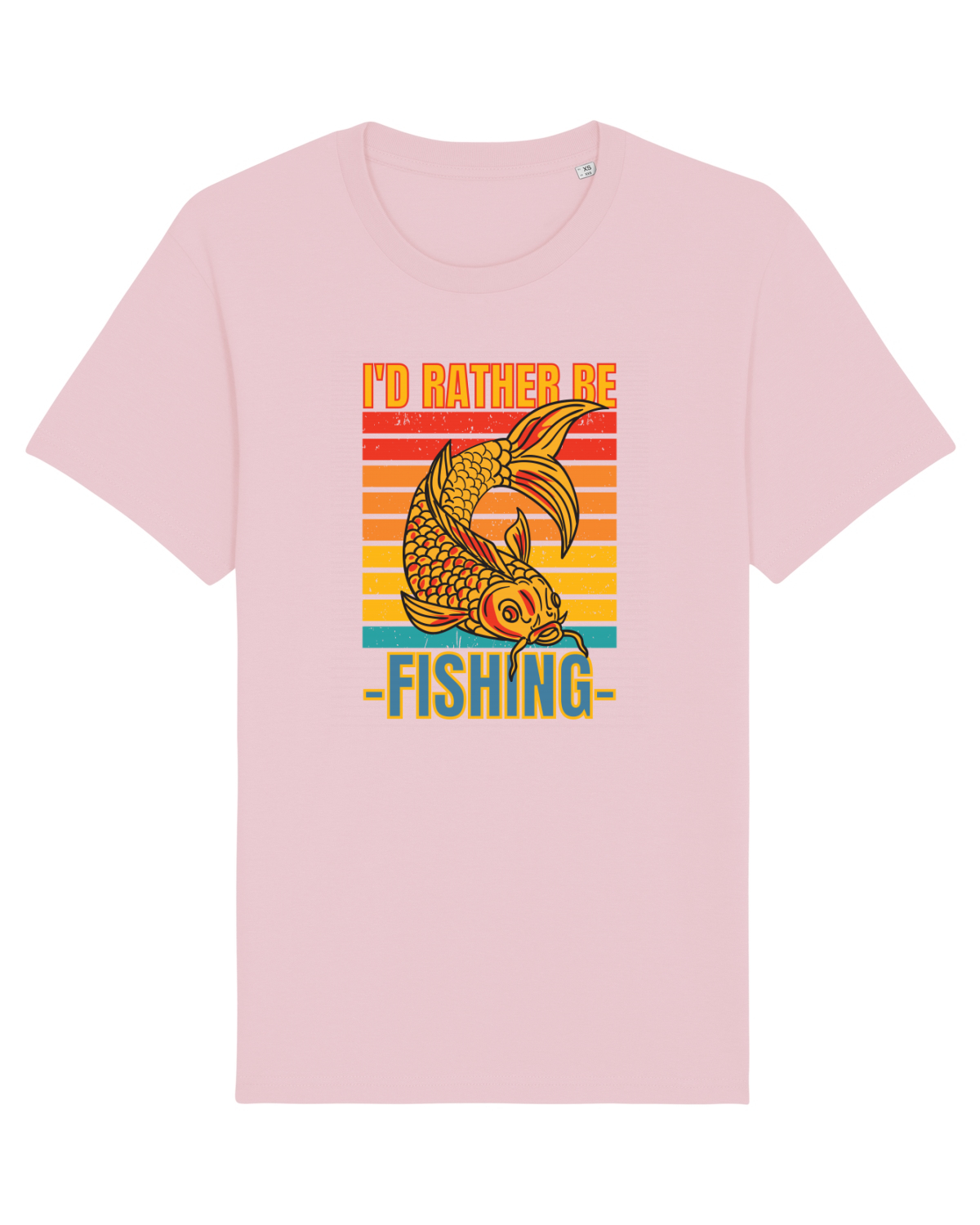 Tricou mânecă scurtă Unisex Rocker Cotton Pink