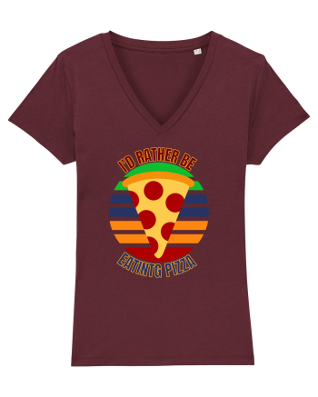 Pizza Lover Burgundy