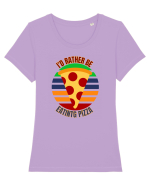 Pizza Lover Tricou mânecă scurtă guler larg fitted Damă Expresser