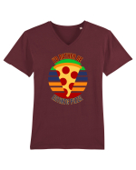 Pizza Lover Tricou mânecă scurtă guler V Bărbat Presenter