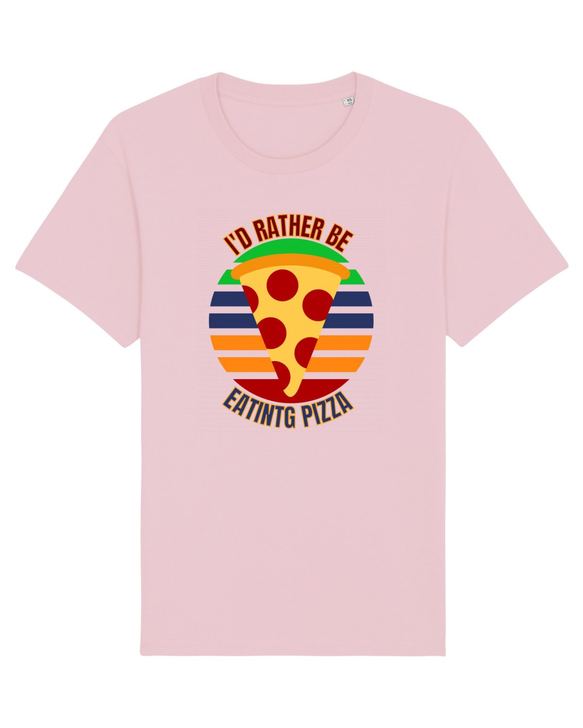 Tricou mânecă scurtă Unisex Rocker Cotton Pink