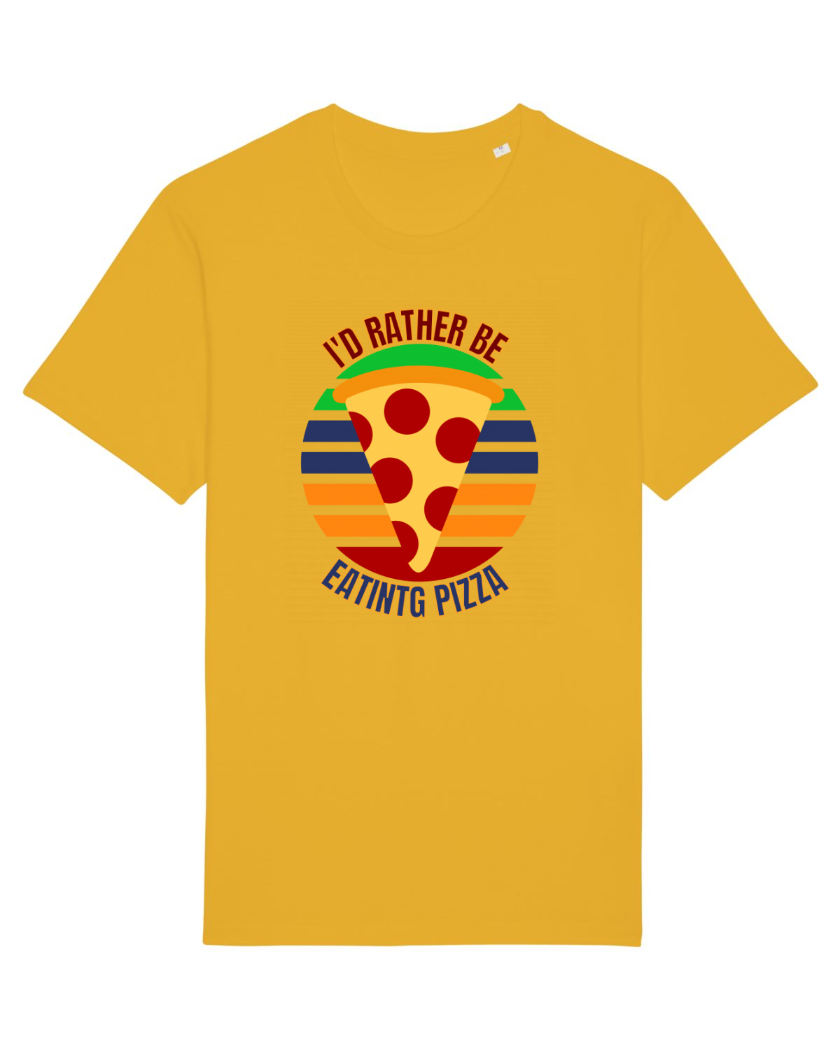Tricou mânecă scurtă Unisex Rocker Spectra Yellow