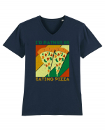 Pizza Lover Tricou mânecă scurtă guler V Bărbat Presenter