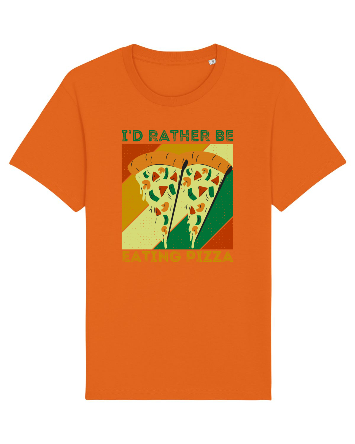 Tricou mânecă scurtă Unisex Rocker Bright Orange
