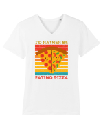 Pizza Lover Tricou mânecă scurtă guler V Bărbat Presenter