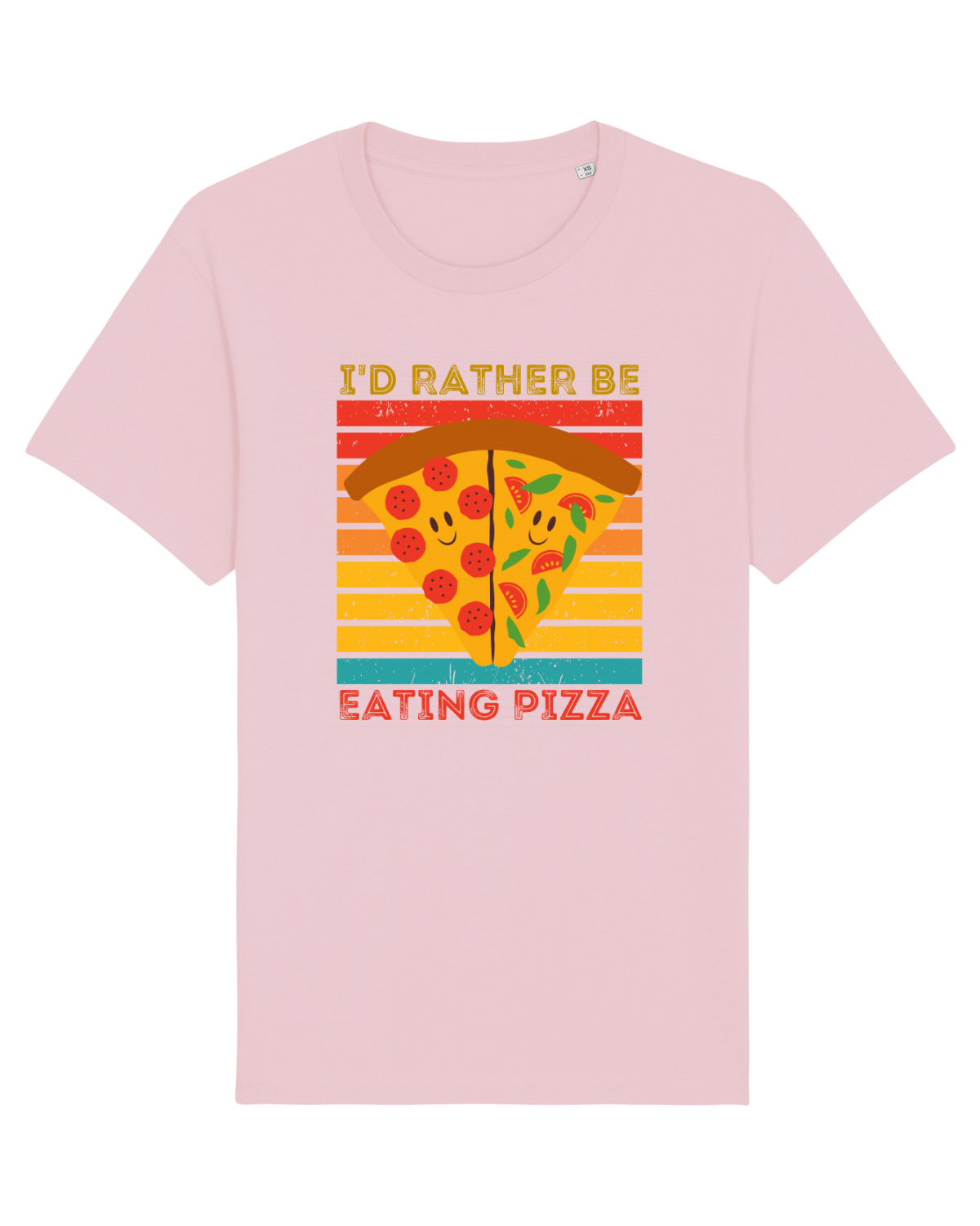 Tricou mânecă scurtă Unisex Rocker Cotton Pink