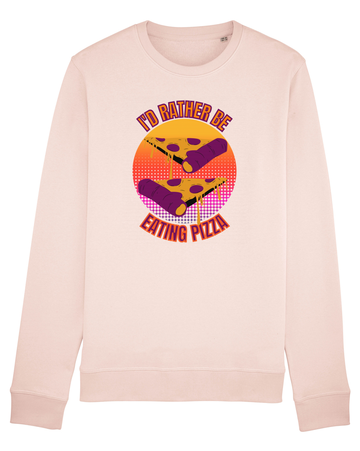 Bluză mânecă lungă Unisex Rise Candy Pink