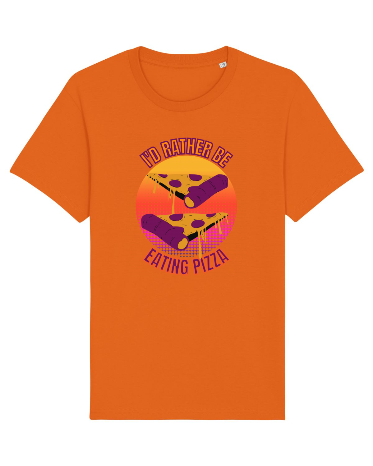 Tricou mânecă scurtă Unisex Rocker Bright Orange