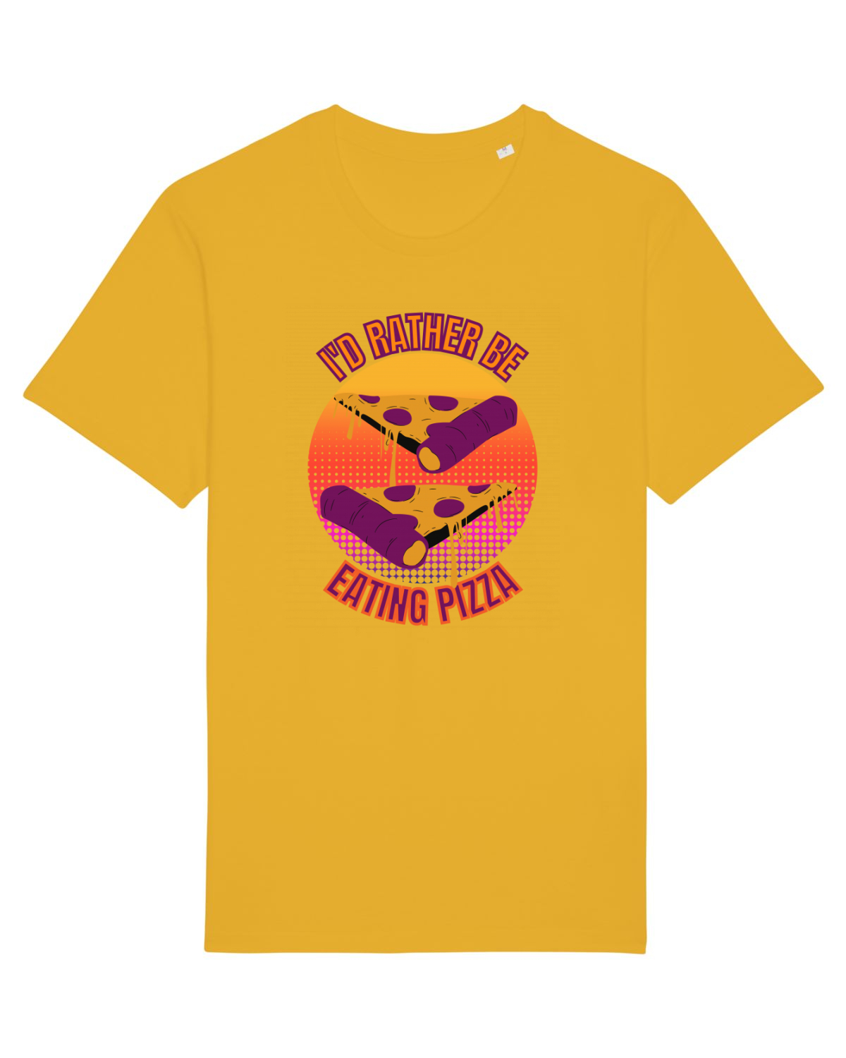 Tricou mânecă scurtă Unisex Rocker Spectra Yellow