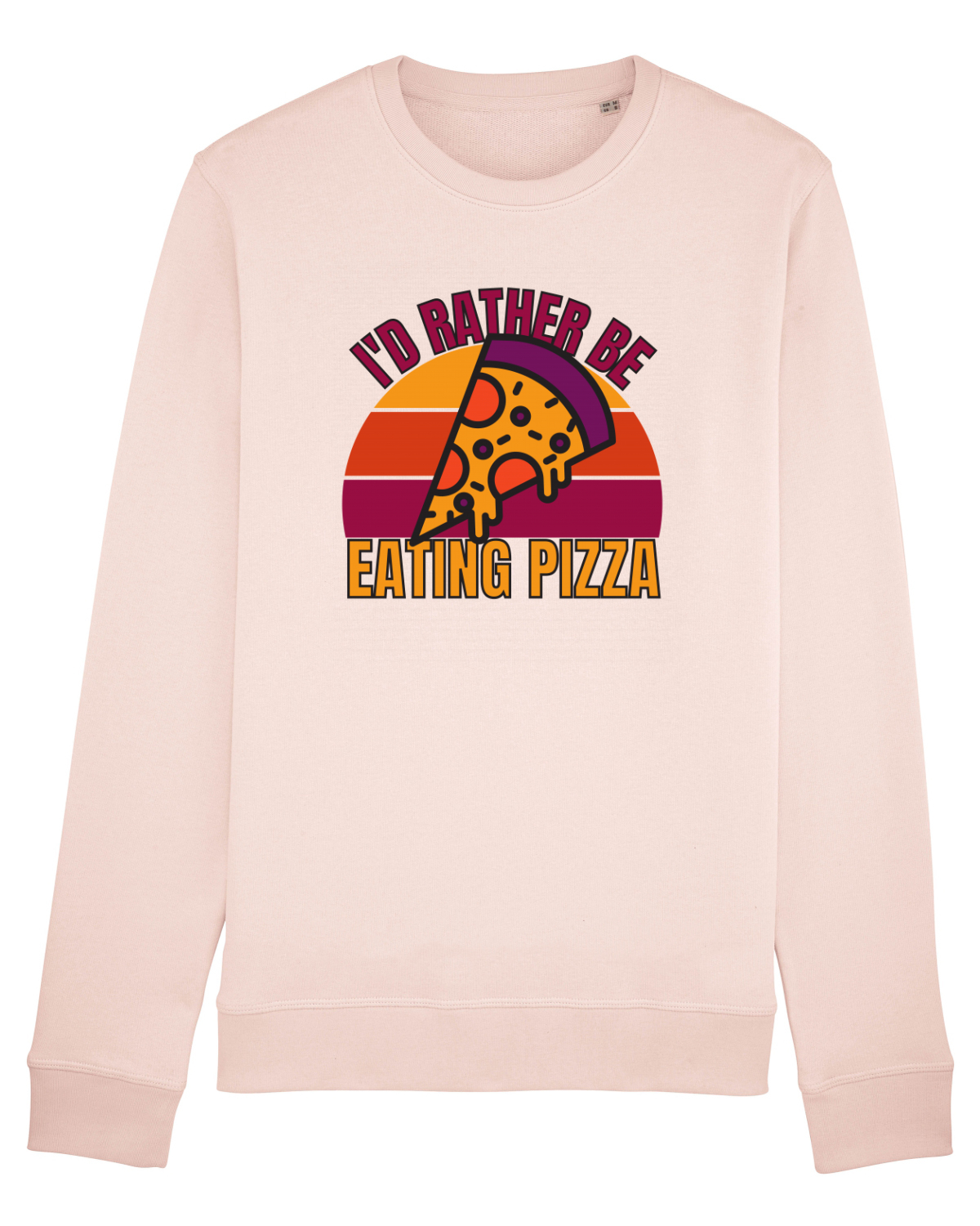 Bluză mânecă lungă Unisex Rise Candy Pink