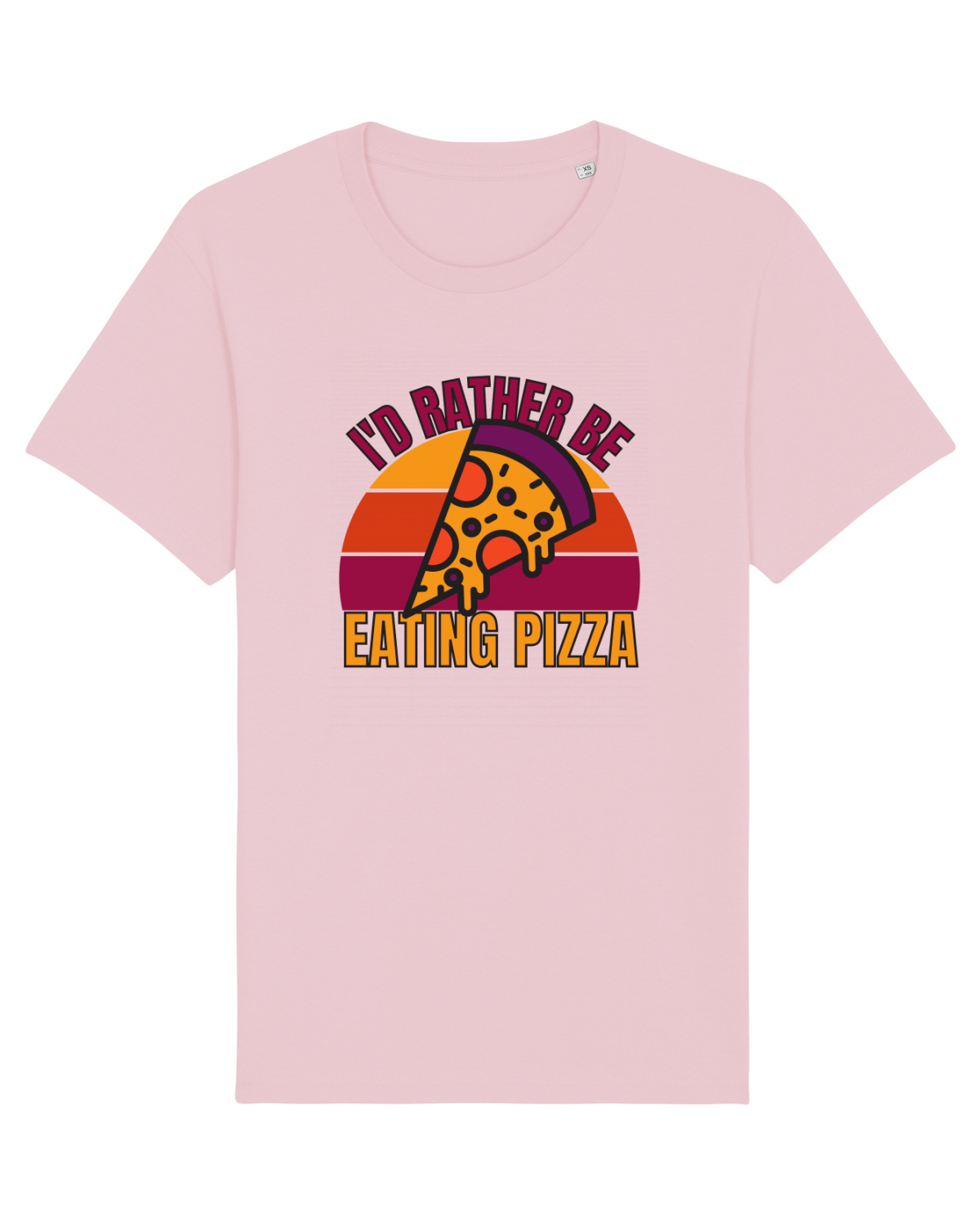 Tricou mânecă scurtă Unisex Rocker Cotton Pink