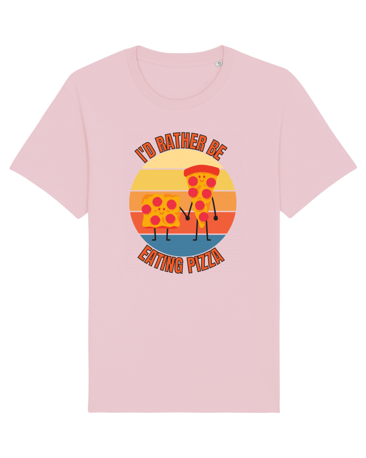 Tricou mânecă scurtă Unisex Rocker Cotton Pink