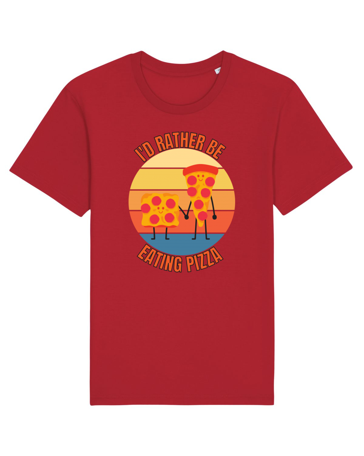 Tricou mânecă scurtă Unisex Rocker Red