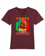Pizza Lover Tricou mânecă scurtă guler V Bărbat Presenter