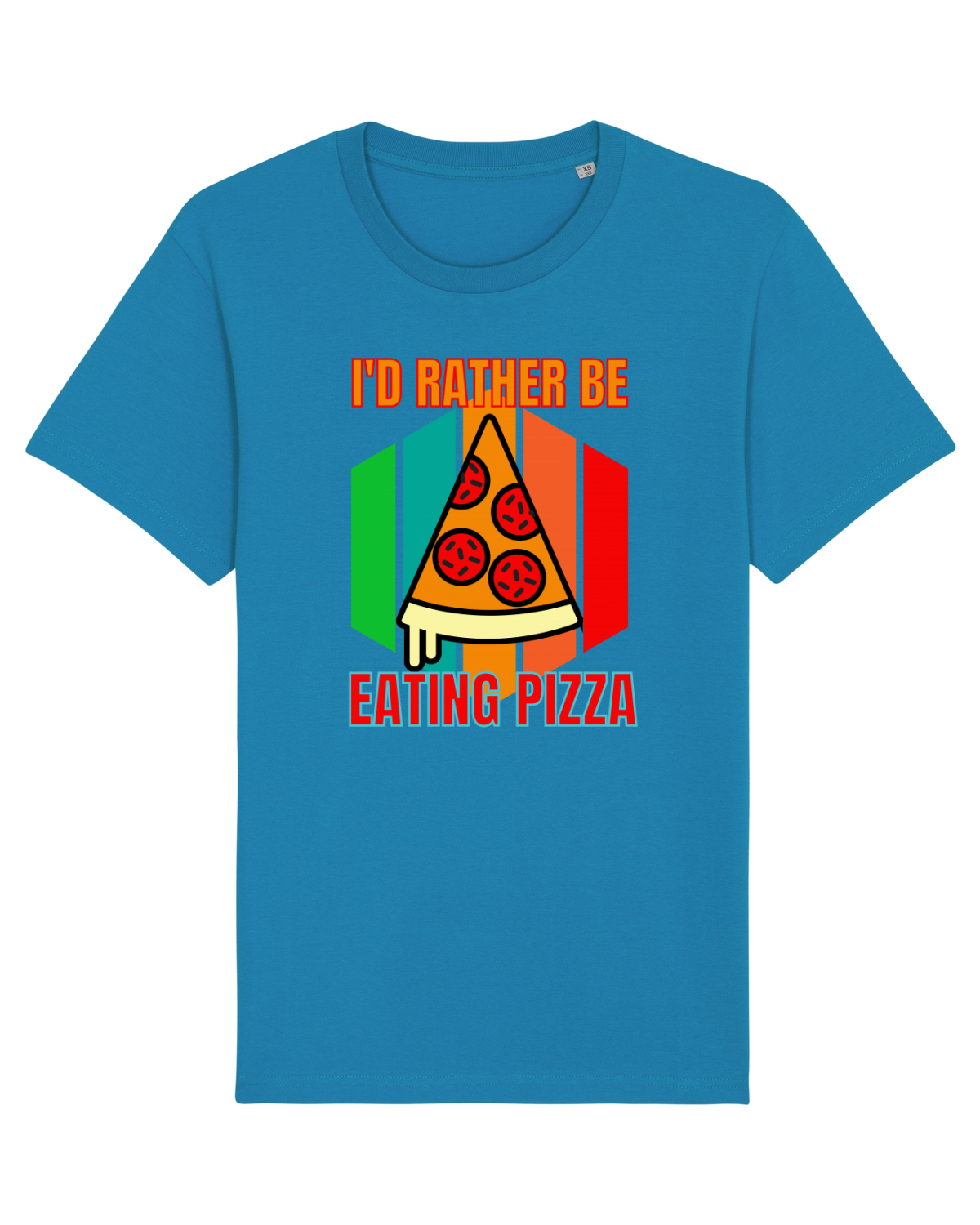 Tricou mânecă scurtă Unisex Rocker Azur