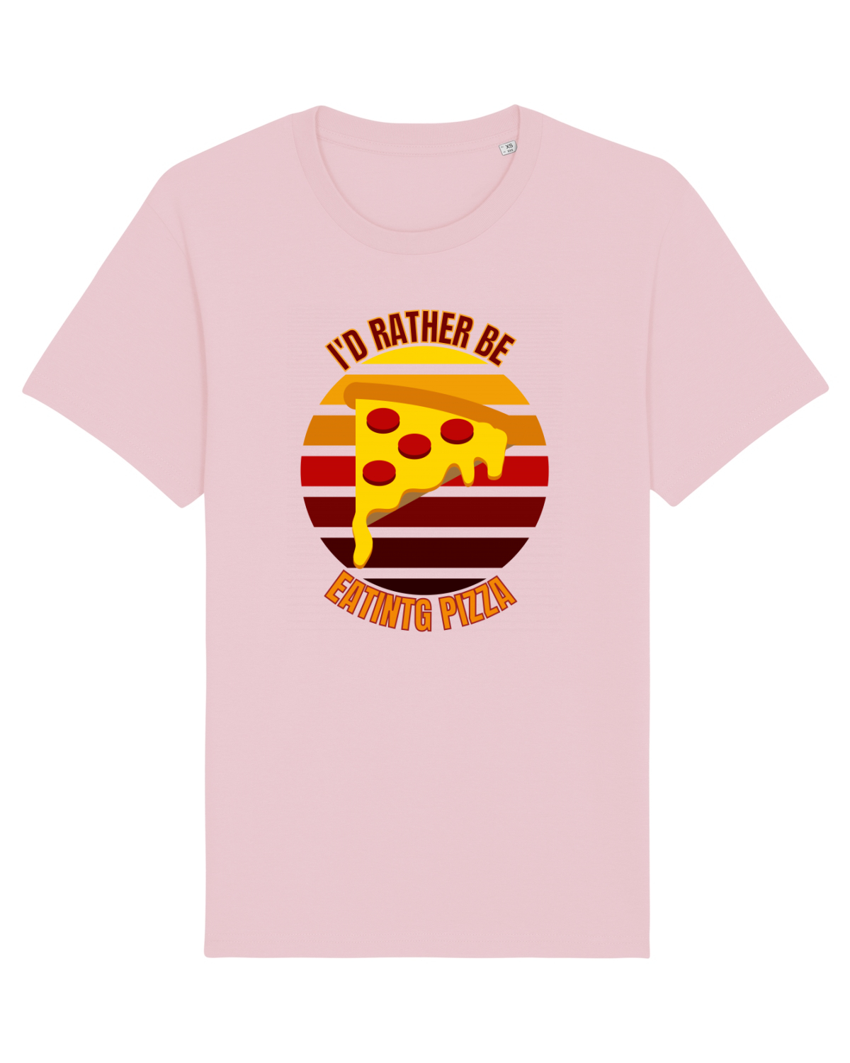 Tricou mânecă scurtă Unisex Rocker Cotton Pink