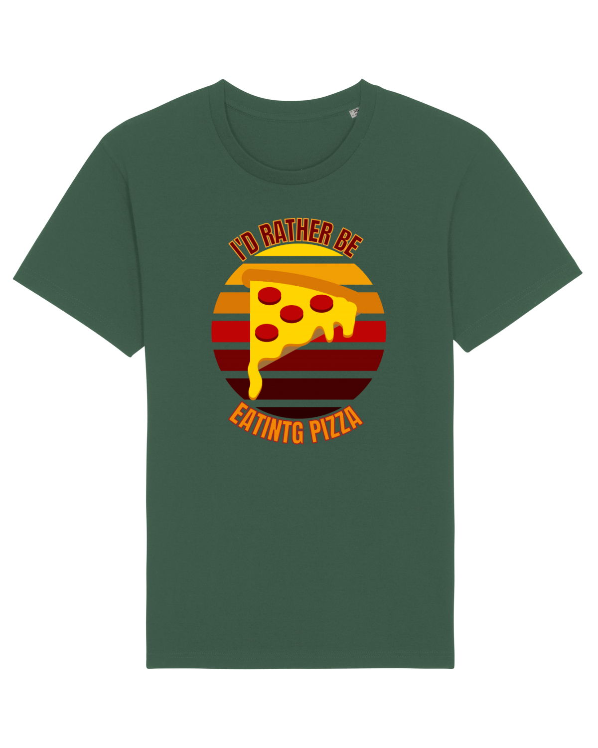 Tricou mânecă scurtă Unisex Rocker Bottle Green