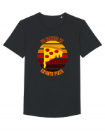 Pizza Lover Tricou mânecă scurtă guler larg Bărbat Skater