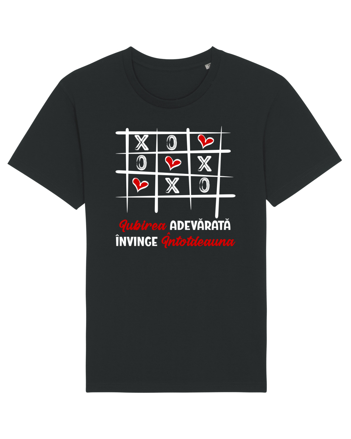 Tricou mânecă scurtă Unisex Rocker Black