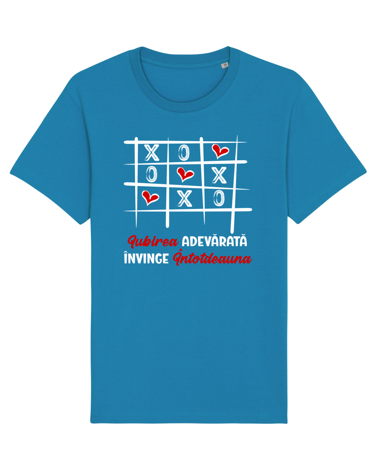 Tricou mânecă scurtă Unisex Rocker Azur