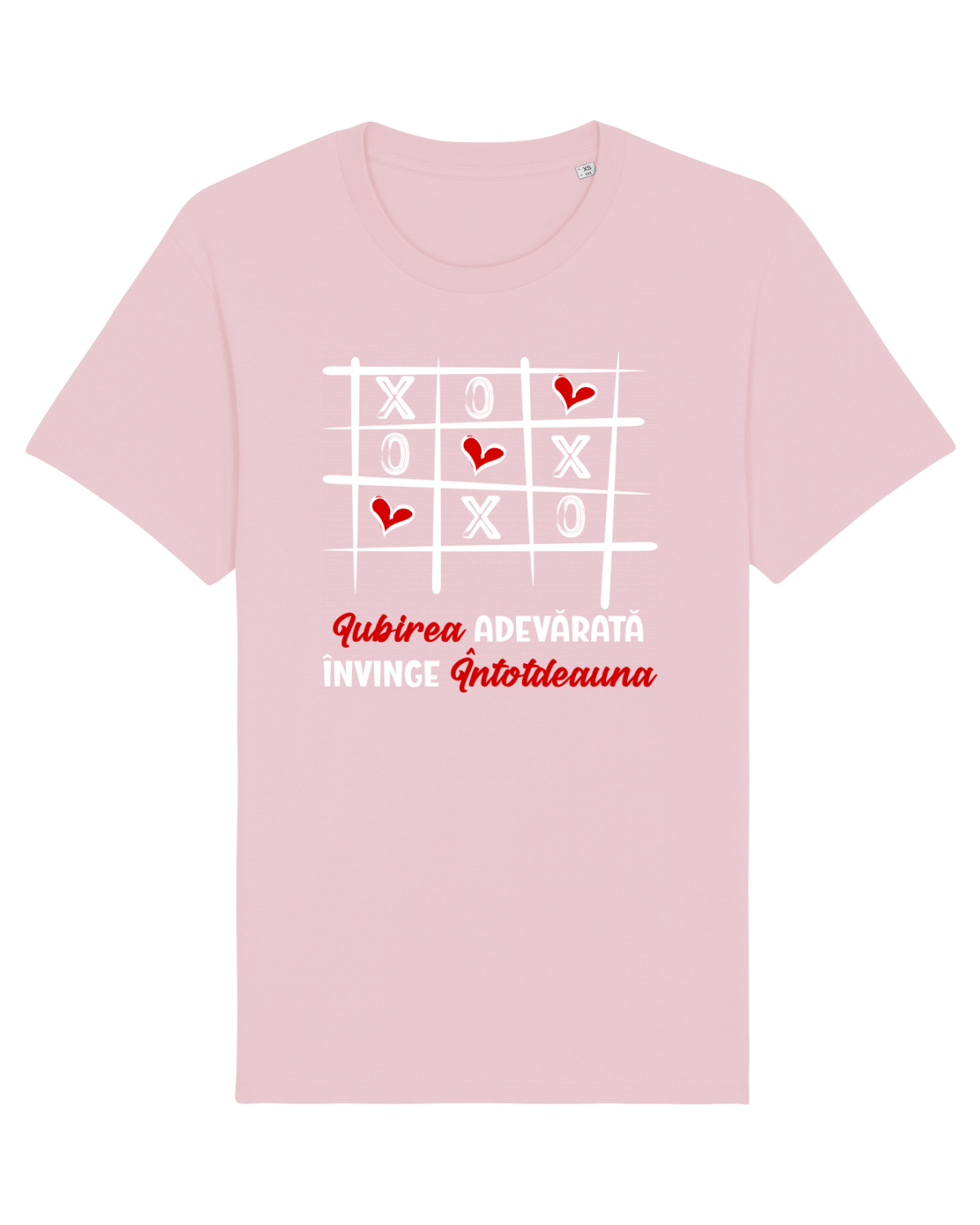 Tricou mânecă scurtă Unisex Rocker Cotton Pink
