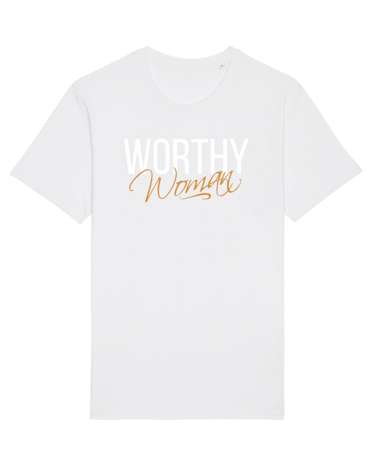 Tricou mânecă scurtă Unisex Rocker White