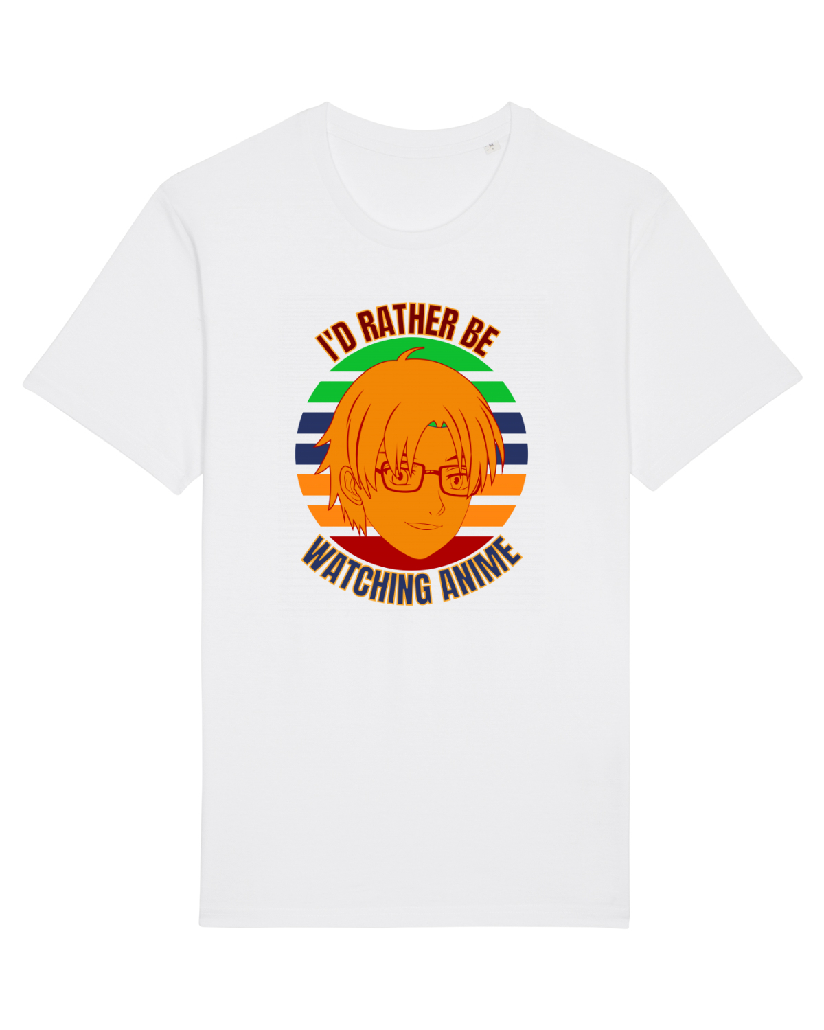 Tricou mânecă scurtă Unisex Rocker White