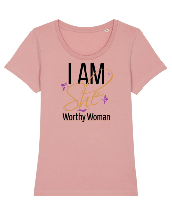I AM SHE Worthy Woman Canyon Pink