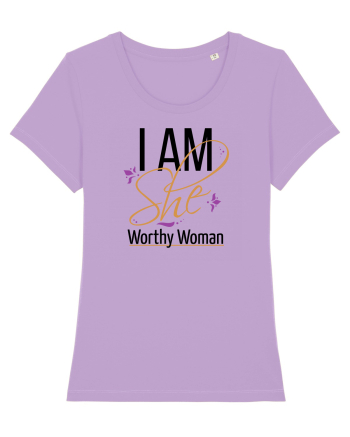 I AM SHE Worthy Woman Lavender Dawn